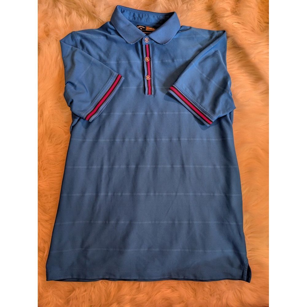 Men's Callaway Golf Polo‎ Size M Blue